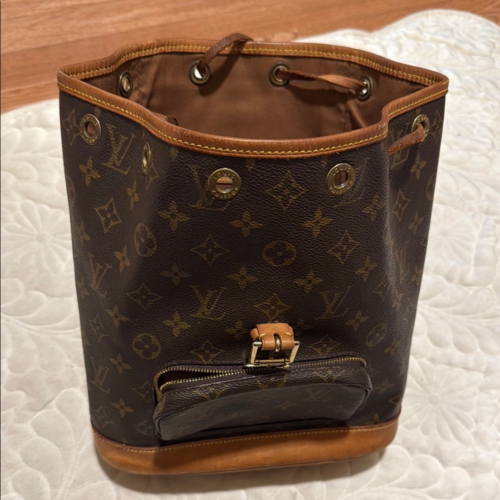 Louis Vuitton Brown Montsouris backpack